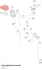 Diagram preview: EVAP canister strap top (96315013000)
