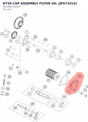 Diagram preview: KT26 CAP ASSEMBLY FILTER OIL (JP571013) (9633804100024)