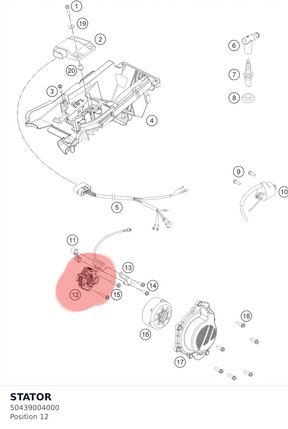 Diagram preview: STATOR (50439004000)