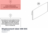 Diagram preview: Displacement label 300 EXC (79708078025)