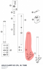 Diagram preview: AXLE-CLAMP R/S CPL. W. TUBE (43570522S1)