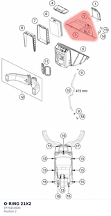 Diagram preview: O-RING 21X2 (0770210020)