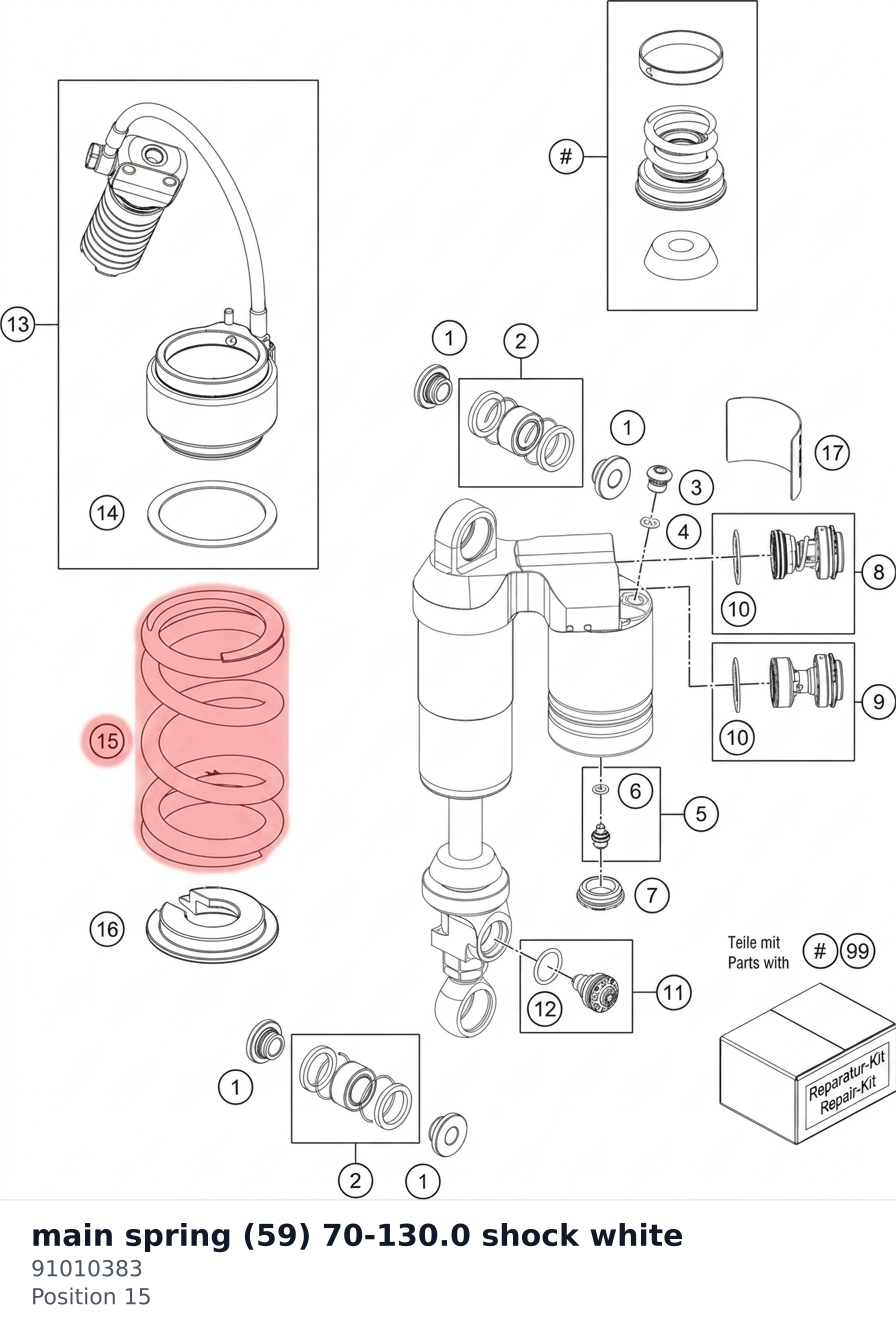 Diagram preview: main spring (59) 70-130.0 shock white (91010383)