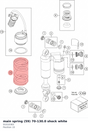 Diagram preview: main spring (59) 70-130.0 shock white (91010383)