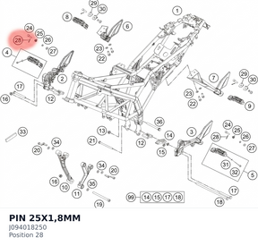Diagram preview: PIN 25X1,8MM (J094018250)