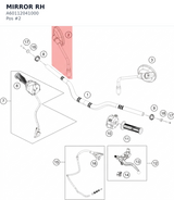 Diagram preview: MIRROR RH (A60112041000)