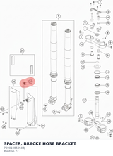 Diagram preview: SPACER, BRACKE HOSE BRACKET (76901085050BJ)