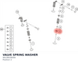 Diagram preview: VALVE SPRING WASHER (90236036000)