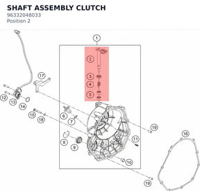 Diagram preview: SHAFT ASSEMBLY CLUTCH (96332048033)