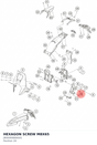 Diagram preview: HEXAGON SCREW M8X65 (J900000806501)