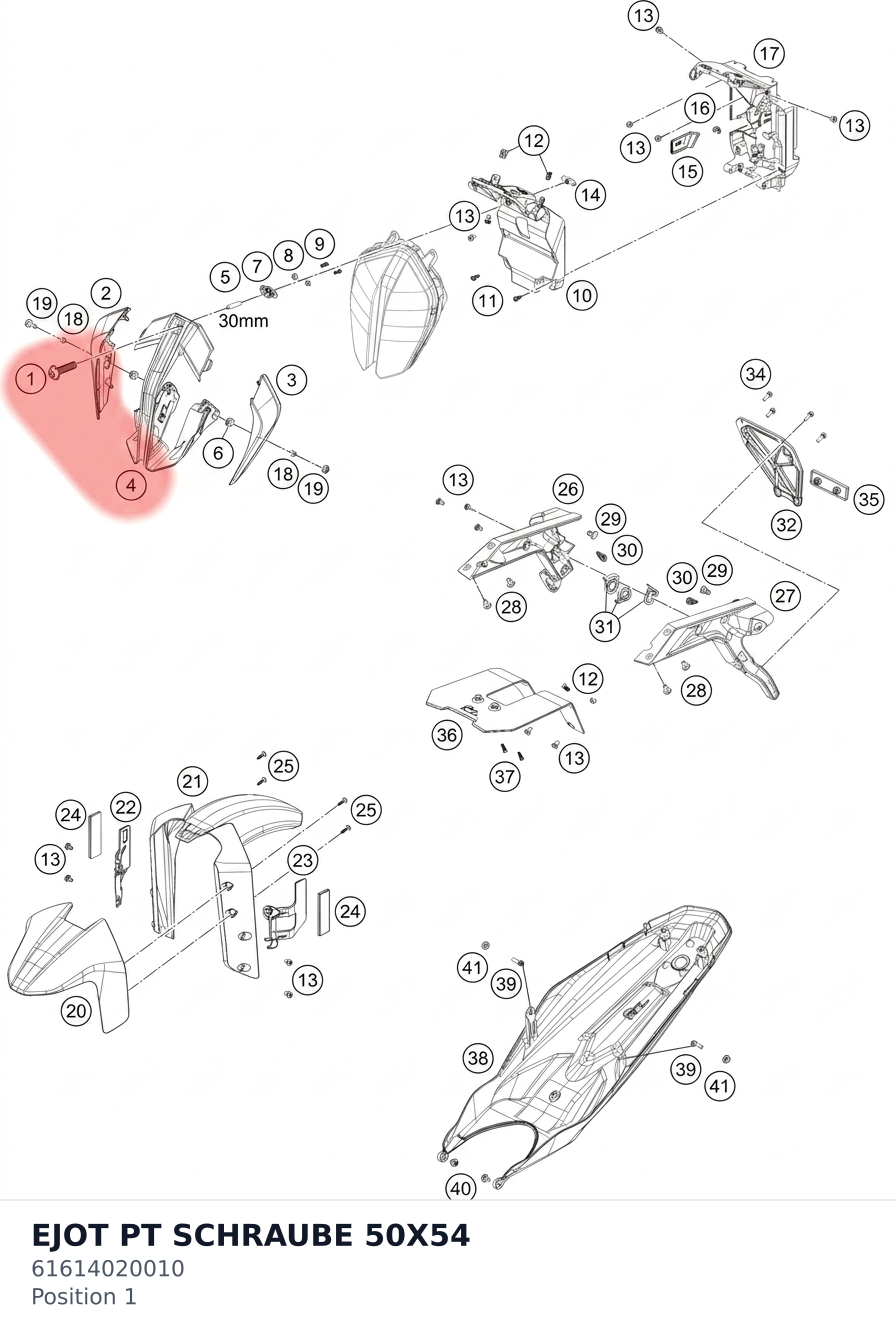 Diagram preview: EJOT  PT SCHRAUBE 50X54 (61614020010)
