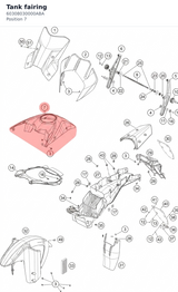 Diagram preview: Tank fairing (60308030000ABA)