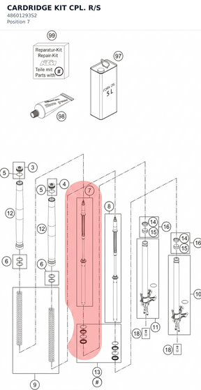 Diagram preview: CARDRIDGE KIT CPL. R/S (48601293S2)
