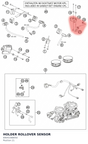 Diagram preview: HOLDER ROLLOVER SENSOR (69041088050)