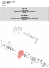 Diagram preview: idler gear 5.G. (79433205000)