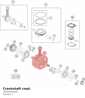 Diagram preview: Crankshaft cmpl. (79430018200)