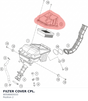 Diagram preview: FILTER COVER CPL. (90506005033)