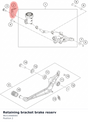 Diagram preview: Retaining bracket brake reserv (96313068000)