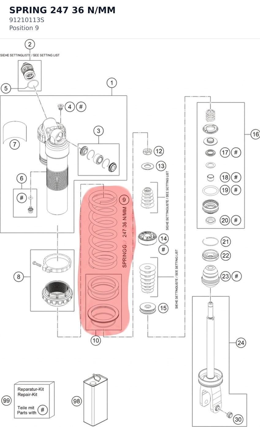 Diagram preview: SPRING 247 36 N/MM (91210113S)