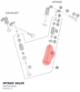 Diagram preview: INTAKE VALVE (90636030000)