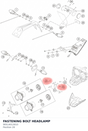 Diagram preview: FASTENING BOLT HEADLAMP (90514013010)