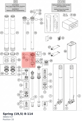 Diagram preview: Spring (19,5) 8-114 (48601727)