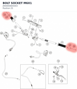 Diagram preview: BOLT SOCKET M6X1 (J900000605003)