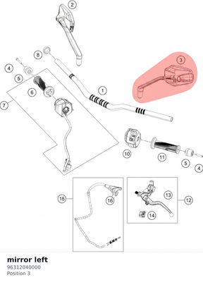 Diagram preview: mirror left (96312040000)