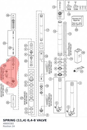 Diagram preview: SPRING (11,4) 0,4-8 VALVE (48600382)