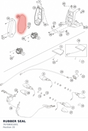 Diagram preview: RUBBER SEAL (76708001001)