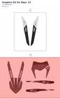 Diagram preview: Graphics kit Six Days  23 (79708299300)