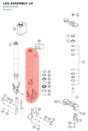 Diagram preview: LEG ASSEMBLY LH (94801001000)