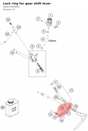 Diagram preview: Lock ring for gear shift lever (A56013050020)