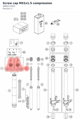 Diagram preview: Screw cap M51x1.5 compression (48602129S2)