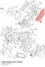 Diagram preview: SIDE COVER LEFT WHITE (6030804100028A)
