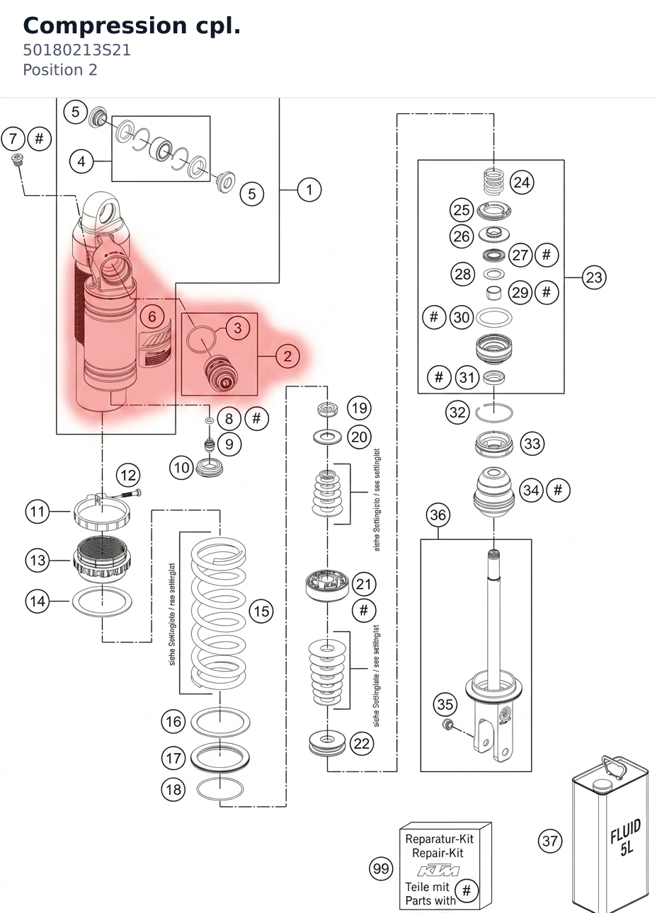 Diagram preview: Compression cpl. (50180213S21)