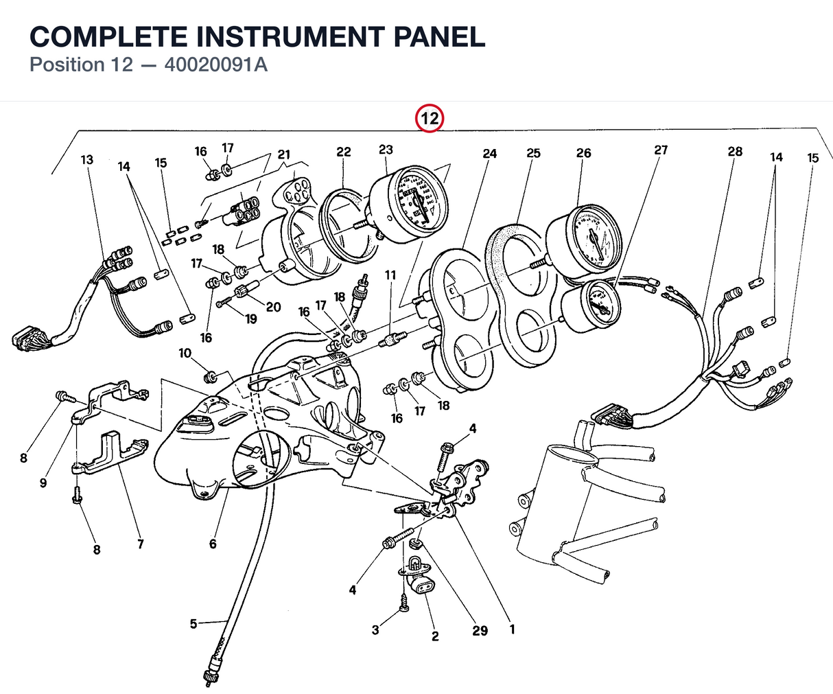 COMPLETE INSTRUMENT PANEL