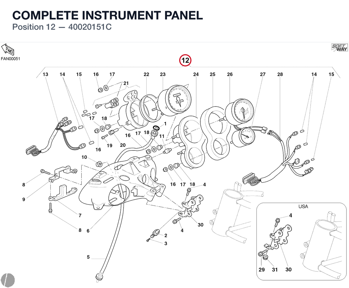 COMPLETE INSTRUMENT PANEL