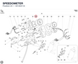 SPEEDOMETER 40140311A diagram position