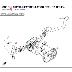 SCROLL PAPER, HEAT INSULATION REPL BY TFQ004 product image