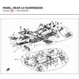 PANEL, REAR LH SUSPENSION product image