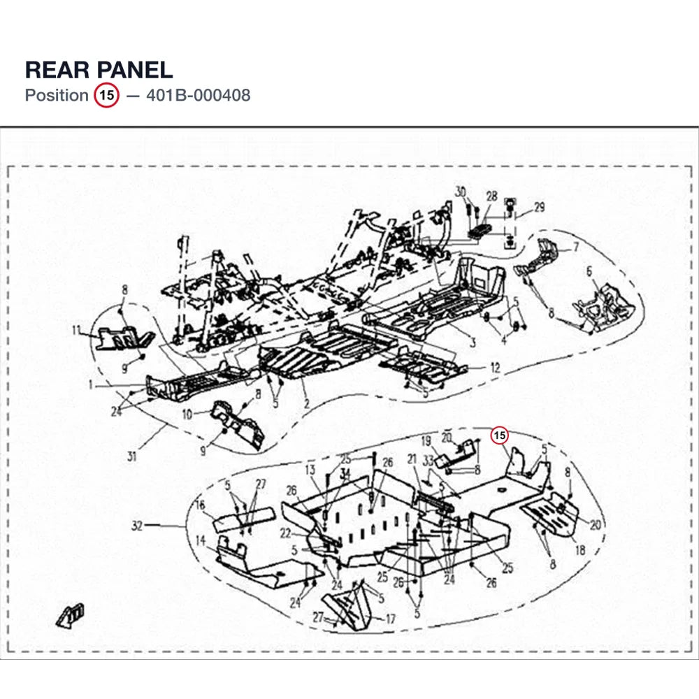 REAR PANEL product image