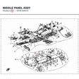 MIDDLE PANEL ASSY product image