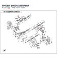 SPACER, SHOCK ABSORBER product image