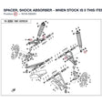 SPACER, SHOCK ABSORBER - WHEN STOCK IS 0 THIS ITEM IS NO LONGER AVAILABLE product image