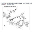 FRONT UPPER SWING ARM, LH REPL BY 401B-050401-10001 product image
