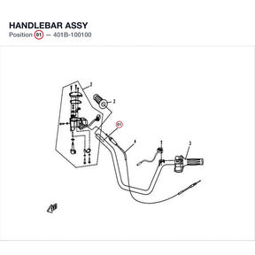 HANDLEBAR ASSY product image