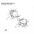 HAND GUARD ASSY, LH product image