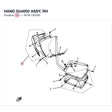 HAND GUARD ASSY, RH product image