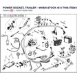 POWER SOCKET, TRAILER - WHEN STOCK IS 0 THIS ITEM IS NO LONGER AVAILABLE product image